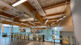 The heating and cooling system for a new secondary school facility in North Vancouver, British Columbia